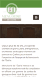 Mobile Screenshot of menuiseriedelestrie.com